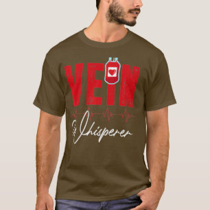 Flebotomist Grappige ader Whisperer Flebotomie T-shirt