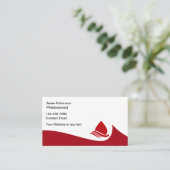 Flebotomist Thema Bloedopname Medisch Visitekaartje (Staand voorkant)