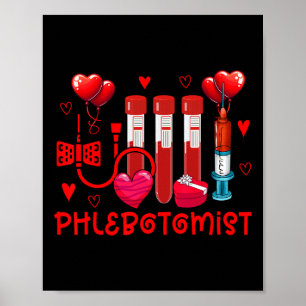 Flebotomist Valentijnsdag Flebotomist Tools Cu Poster