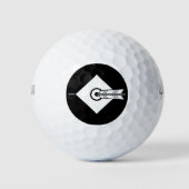 Flèche atteint les balles de golf cible (Devant)