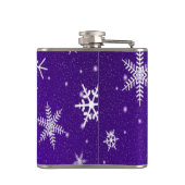 Flèche blanche Fond bleu Flacon enveloppé de vinyl (Dos)