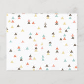 Flèche Carte de remerciements (Dos)