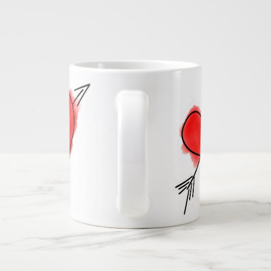FLÈCHE CUPID 20 0z. Jumbo Mug (Dos)