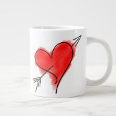 FLÈCHE CUPID 20 0z. Jumbo Mug (Droite)