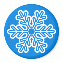 Flèche de neige à aimants ronds