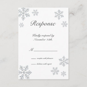 Flèche de neige en hiver RSVP
