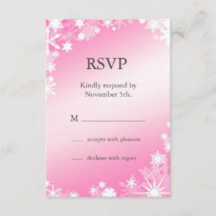 Flèche de neige rose souple RSVP