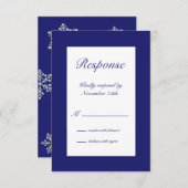 Flèche de neige RSVP indigo hiver (Devant / Derrière)