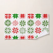 Flèche de neige scandinave (Serviette à main)