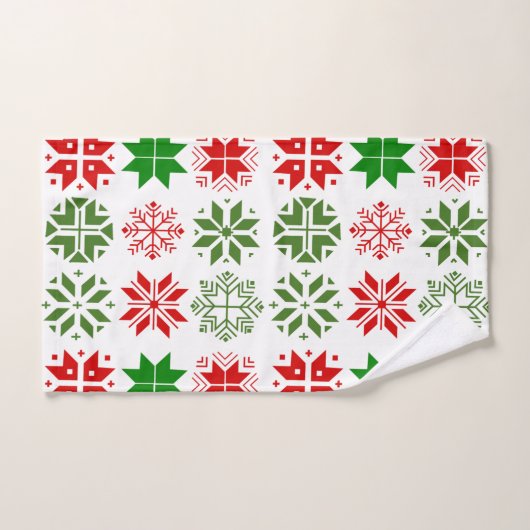 Flèche de neige scandinave (Serviette à main)