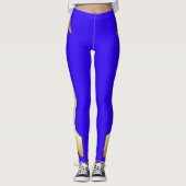 Flèche d'or Leggings bleus (Devant)
