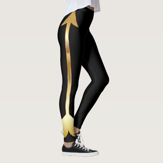 Flèche d'or Leggings noirs (Droite)