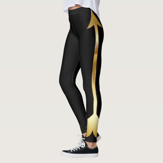 Flèche d'or Leggings noirs (Gauche)