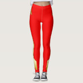Flèche d'or Leggings rouges (Devant)