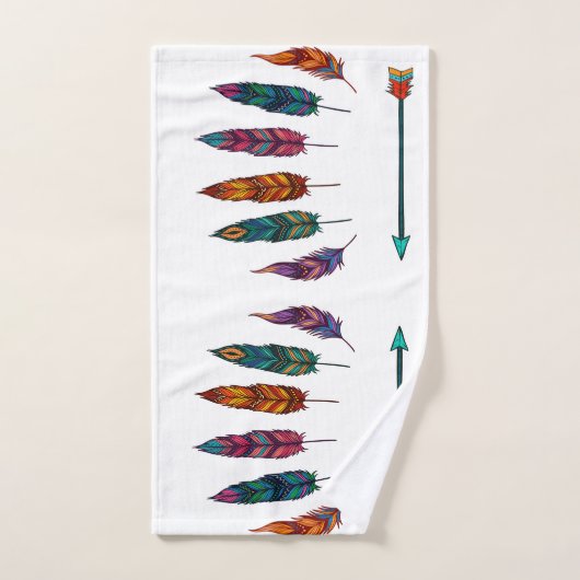 flèche et plumes (Serviette à main)