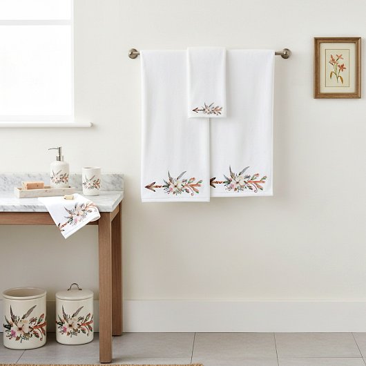 Flèche florale à l'aquarelle