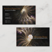 Flèche fractale avec Carte de visite de logo (Devant / Derrière)