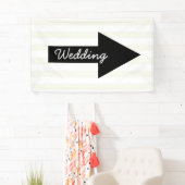 Flèche pointant vers la droite Bannière Mariage di (En situation)