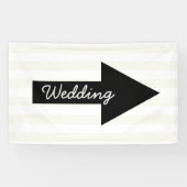 Flèche pointant vers la droite Bannière Mariage di (Horizontal)