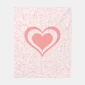 Flèche rose Clair Avec Couverture De Toison Coeur (Devant)