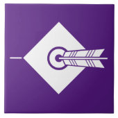 Flèche sur la cible Carreaux décoratifs (Devant)