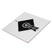 Flèche sur la cible Carreaux décoratifs (Côté)