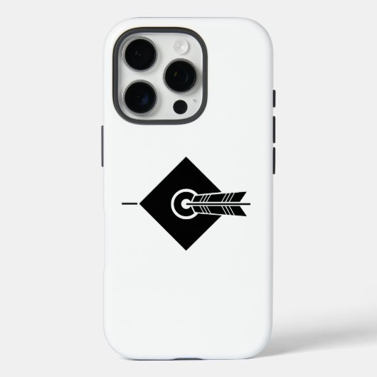 Flèche sur l'iPhone 16 Pro Coques cible (Verso)