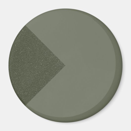 Flèche Verte Moderne Aimant Vert de Mousse (Devant)