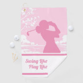 Flécher Comme Une Serviette De Golf Lady (En situation)