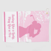 Flécher Comme Une Serviette De Golf Lady (Horizontal)
