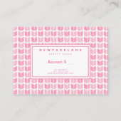 Flèches aztèques roses Imprimer Certificat cadeau (Dos)