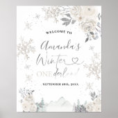 Flèches blanches 1ère Affiche de bienvenue d'anniv (Devant)