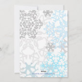 Flèches blanches/bleues 2 Photos - Carte de Noël (Dos)