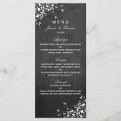 Flèches blanches sur le menu Mariage du tableau de (Devant)