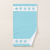 Flèches bleues hivernales (Serviette à main)