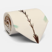 Flèches Boho Turquoise Cravate Brown (Roulé)