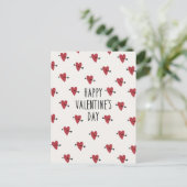 Flèches de Cupidon Carte postale Saint Valentin (Debout devant)