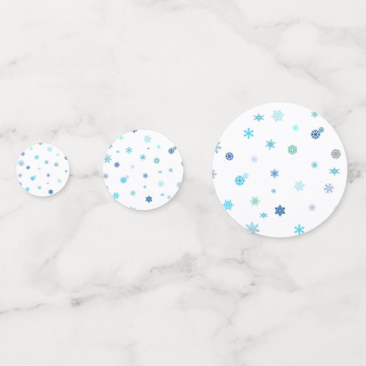 Flèches de neige imprimés Table Confetti (Derrière)