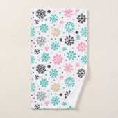 Flèches de neige rétro (Serviette à main)
