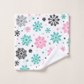 Flèches de neige rétro (Gant de toilette)