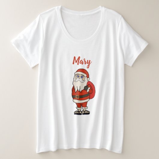 Flèches de Noël du Père Noël sur mesure (Design devant)