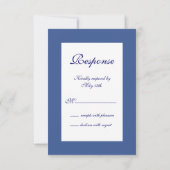 Flèches en bleu RSVP (Dos)