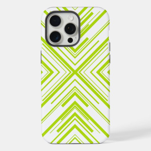 Flèches en vert citron et blanc (Verso)