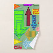 Flèches Ensemble de serviettes de bain (Serviette à main)