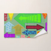 Flèches Ensemble de serviettes de bain (Serviette à main)