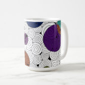Flèches et cercles Mug (Devant droit)