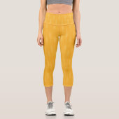 Flèches Jaune Capri Leggings (Recto)