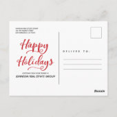 Flèches modernes | Invitation de fête de vacances (Dos)