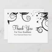 Flèches noires et blanches :: Carte postale de bur (Devant / Derrière)