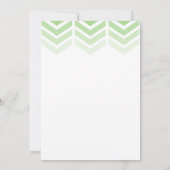 Flèches Ombre moderne Faire-part de mariage Chevro (Dos)